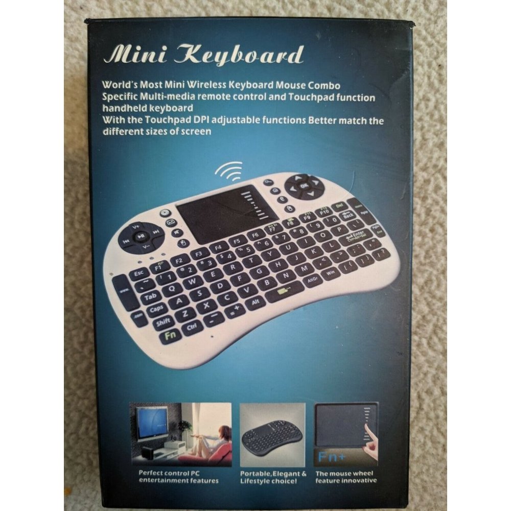 Mini Portable Wireless Keyboard With Touchpad T2